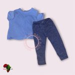 Blue tights and blue top