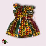 Textured Ankara Dress